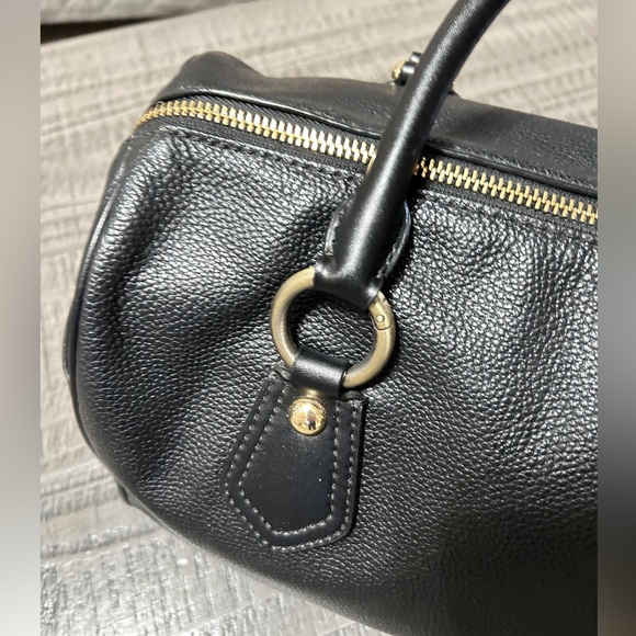 Michael Kors XS Travel Duffel Bag w Black Pebbled Leather (Accent Piece Broke) - Picture 12 of 15